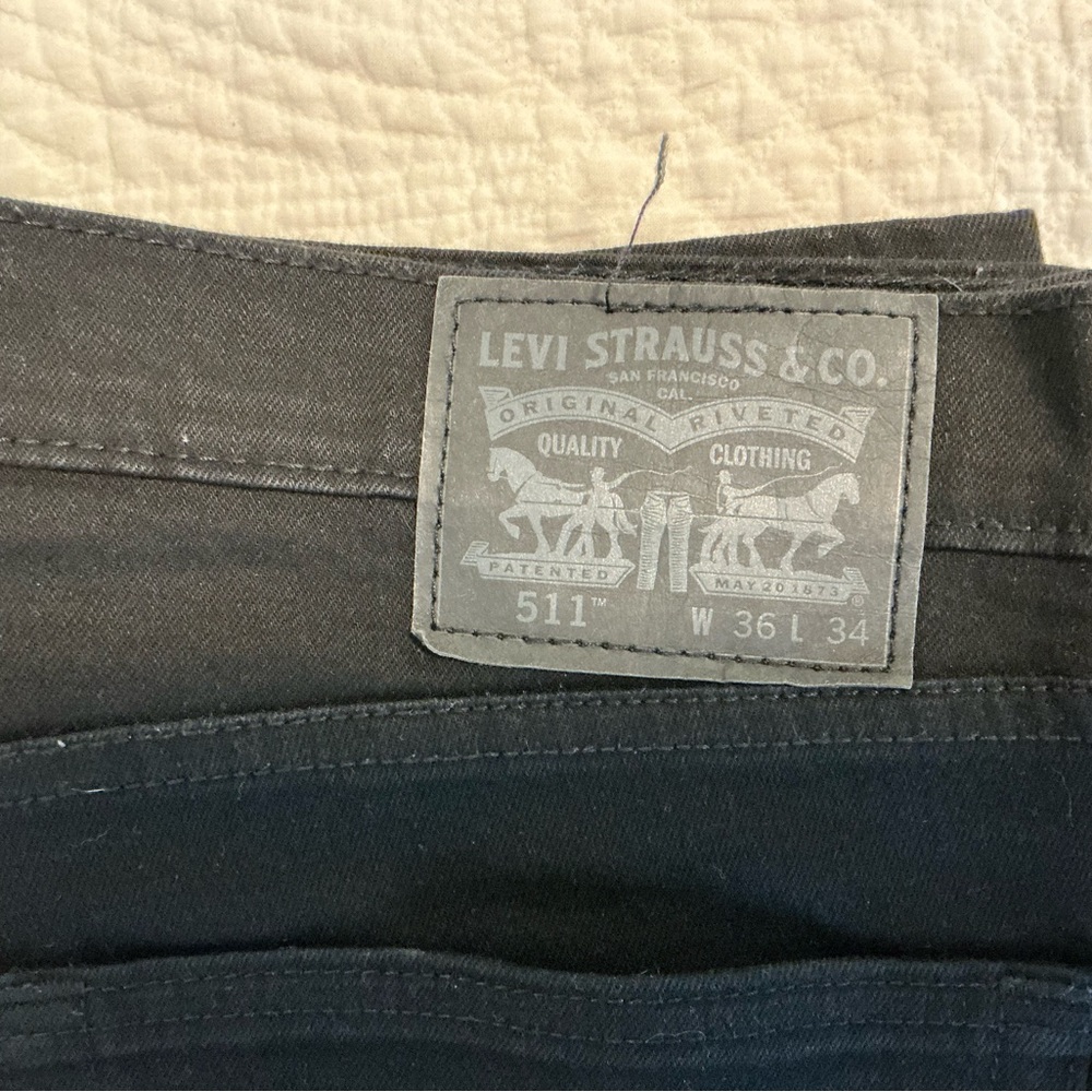 Levi's 511 Men's Charcoal Slim Jeans